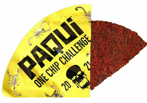 Paqui One Chip Challenge NEW 2021 Carolina Reaper Scorpion Chile Pepper Tortilla