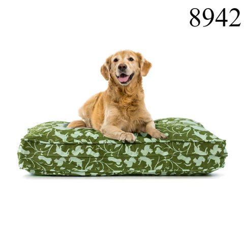 eLuxury 100% Cotton Canvas Replacement Dog Bed Duvet Cover Green L 36x45x5 New
