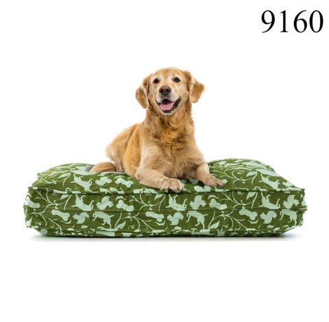 eLuxury 100% Cotton Canvas Replacement Dog Bed Duvet Cover Green M 27x36x5 New