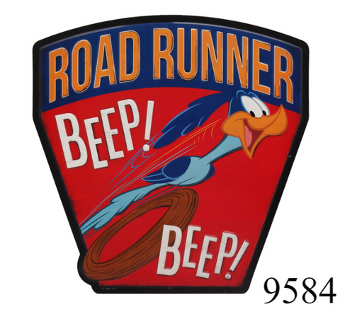 Metal Sign Road Runner Man Cave Gift Beep Beep Garage Wall Art Decor Meep Meep