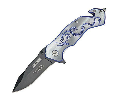 TAC FORCE TF-759GY TACTICAL FOLDING KNIFE 4.5" CLOSED , Grey