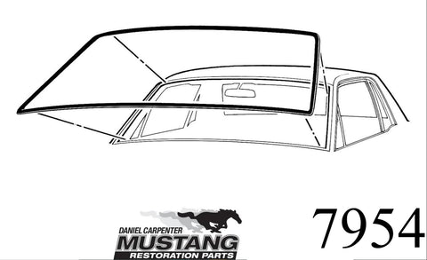 1964 1965 1966 1967 1968 MUSTANG WINDSHIELD WEATHERSTRIP DANIEL CARPENTER Import